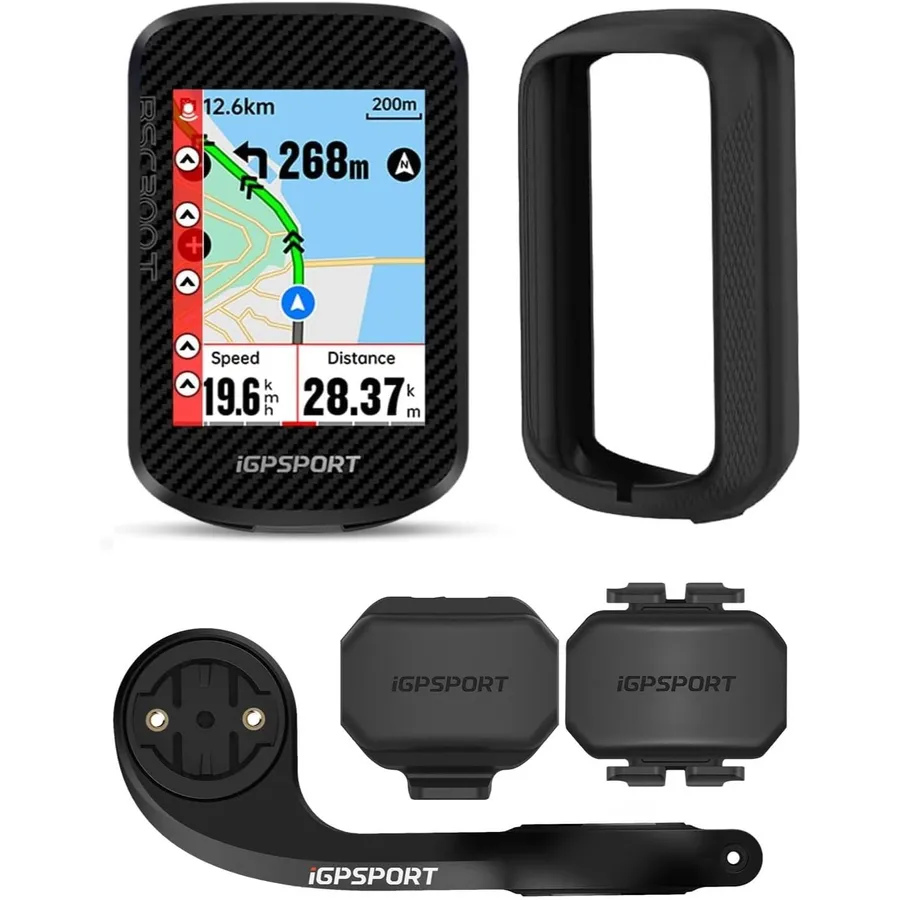 iGPSPORT BSC300T - GPS-Fahrradcomputer mit Touchscreen und Kartennavigation