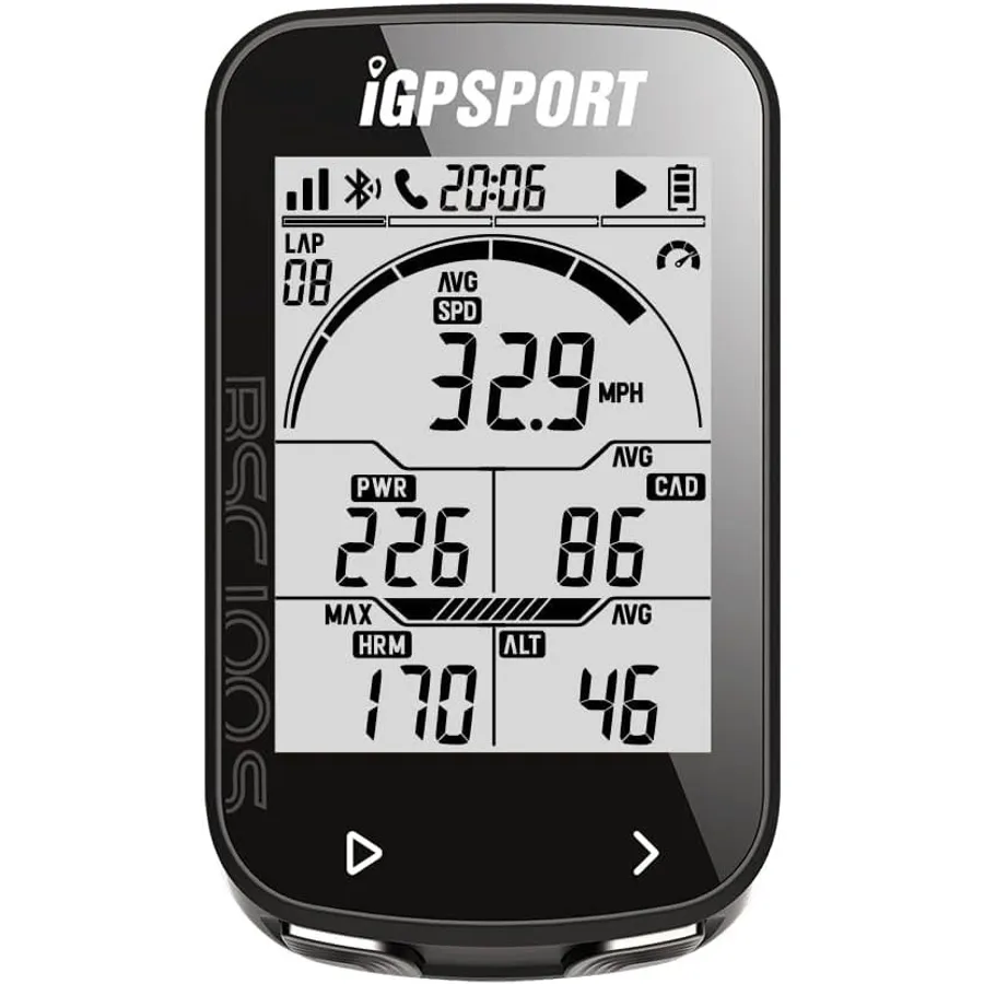 iGPSPORT iGS50E - wasserdichter GPS-Fahrradcomputer mit ANT+ und Bluetooth