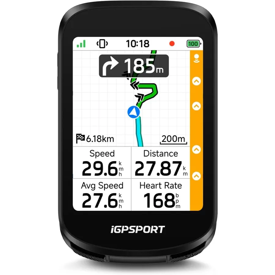 iGPSPORT BSC200 Pro - GPS bike computer with 3-inch colour touchscreen