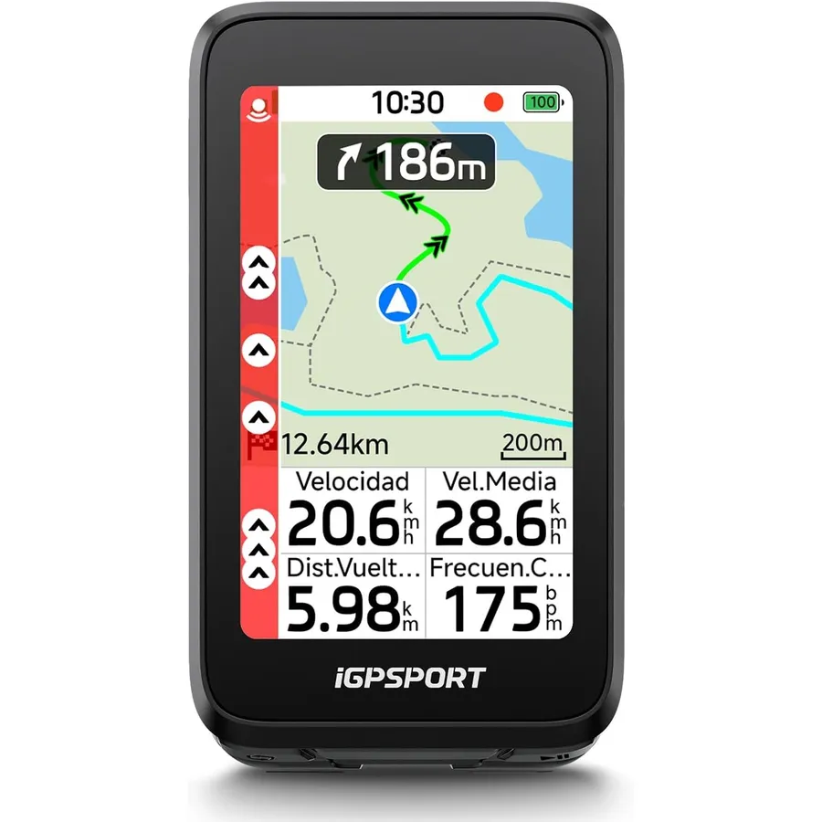iGPSPORT BiNavi Air - Ciclocomputador GPS con mapas y pantalla táctil HD de 3 pulgadas