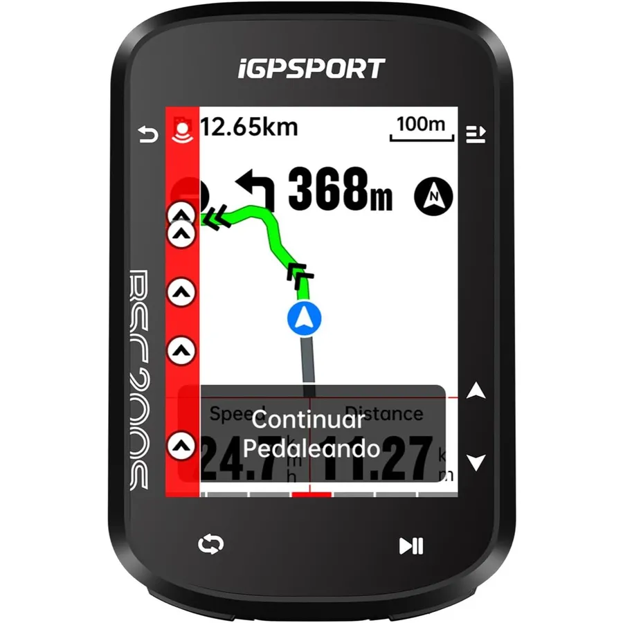 iGPSPORT BSC200S - Ciclocomputador GPS con pantalla a color de 2,4 pulgadas y navegación