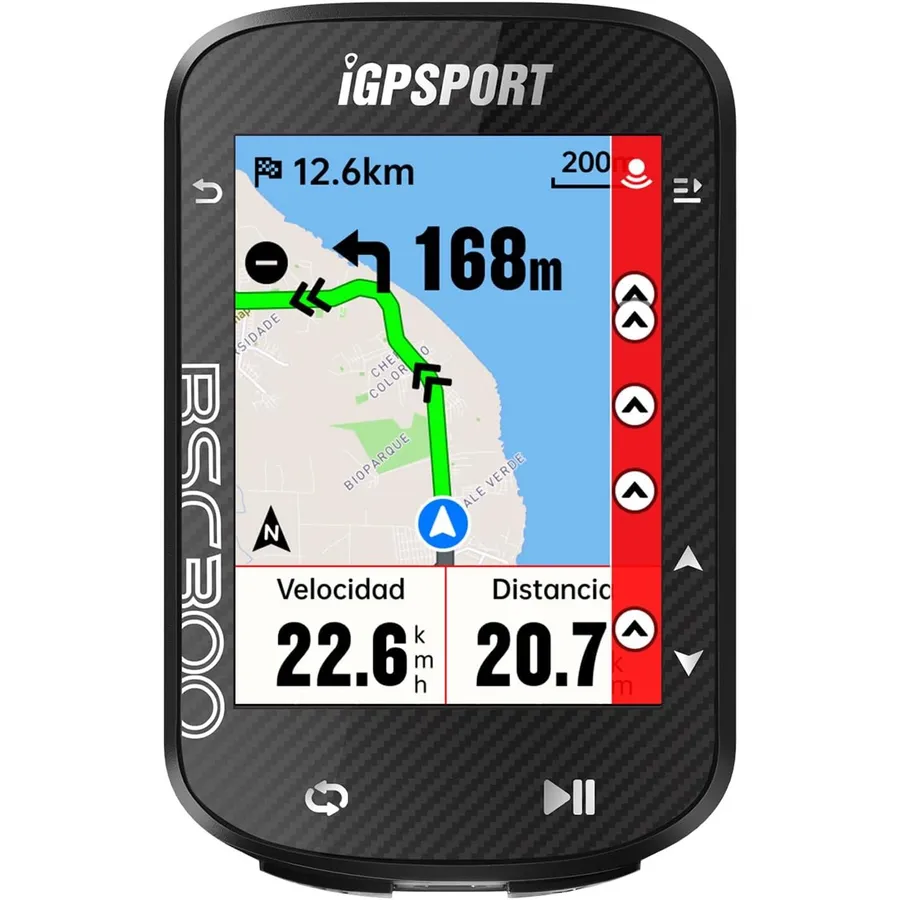 iGPSPORT BSC300 - Ciclocomputador GPS con mapas offline y navegación