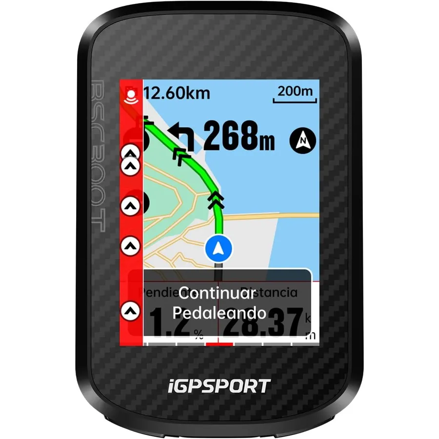iGPSPORT BSC300T - Ciclocomputador GPS táctil de 2,4 pulgadas con mapa a color