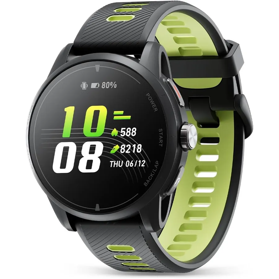 iGPSPORT VeRun - Reloj GPS para correr con pantalla AMOLED de 1,32 pulgadas