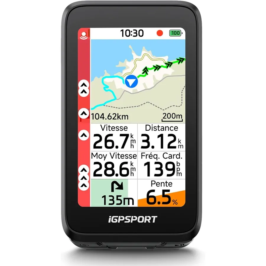 iGPSPORT BiNavi Air - Compteur vélo GPS tactile 3 pouces, carte et navigation