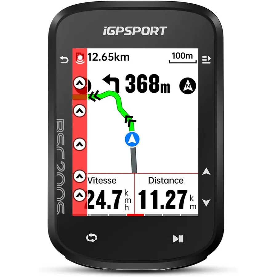 iGPSPORT BSC200S - Compteur vélo GPS avec navigation, écran couleur 2,4 pouces