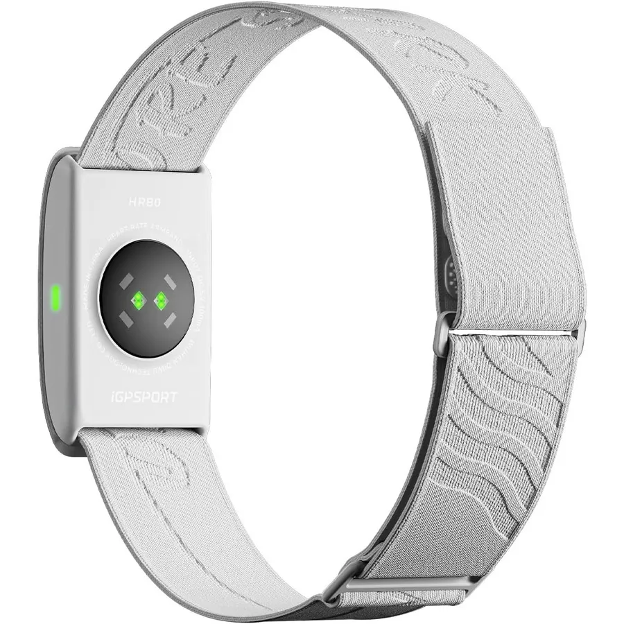 iGPSPORT HR80 - Brassard cardio optique ultra-léger, ANT+ et Bluetooth, 100 h